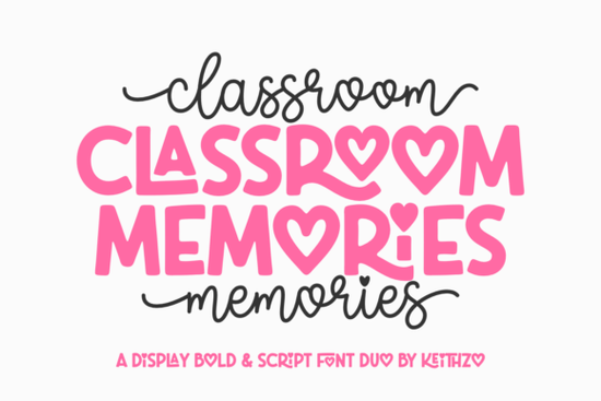 Classroom Memories Font